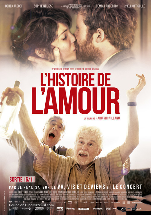 The History of Love - Belgian Movie Poster