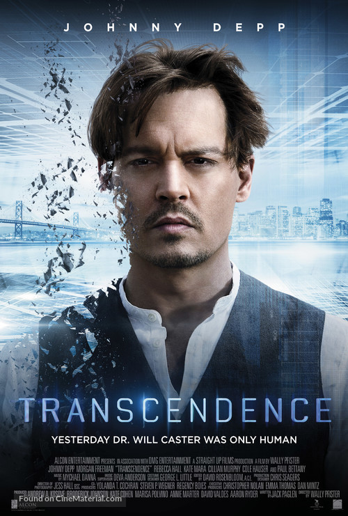 Transcendence - Danish Movie Poster