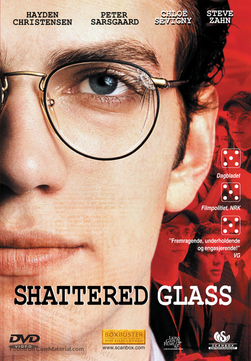 Shattered Glass - Norwegian DVD movie cover