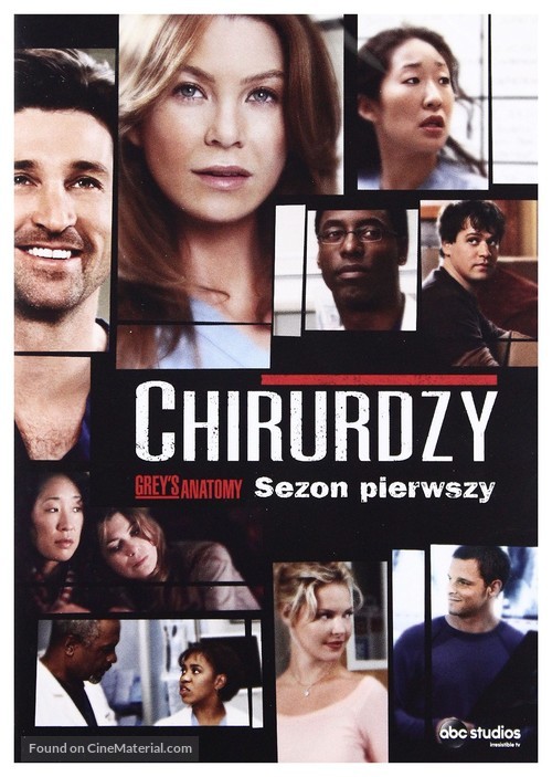 &quot;Grey&#039;s Anatomy&quot; - Polish DVD movie cover