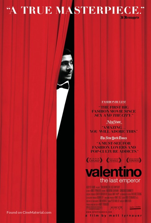 Valentino: The Last Emperor - Movie Poster
