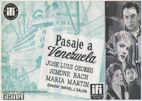 Pasaje a Venezuela - Spanish Movie Poster