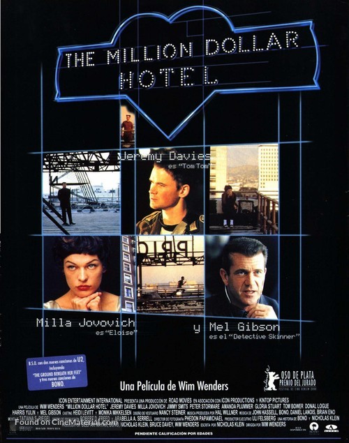 The Million Dollar Hotel - Spanish Movie Poster