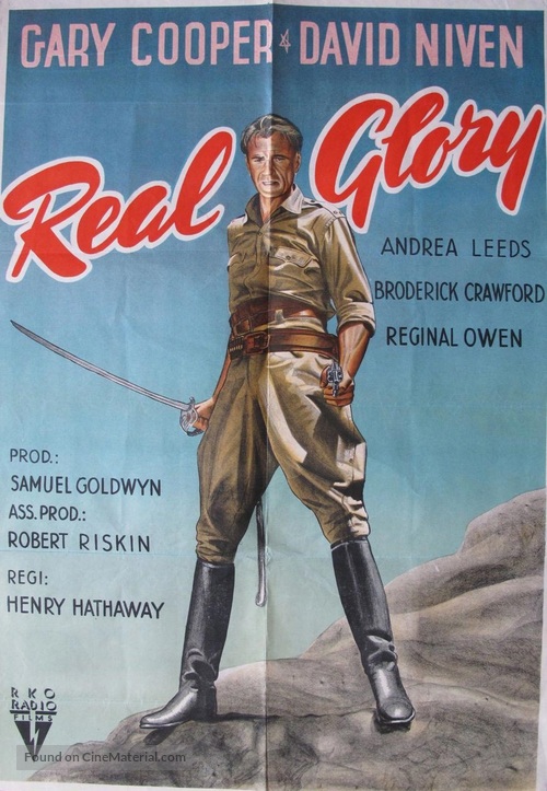 The Real Glory - Norwegian Movie Poster