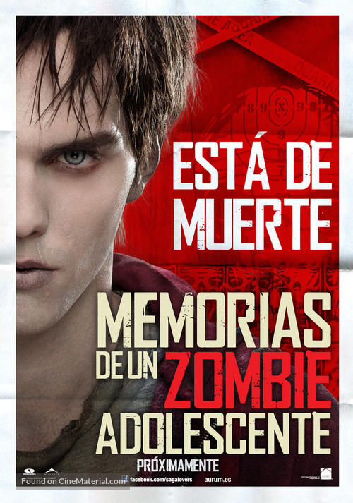 Warm Bodies - Spanish Movie Poster