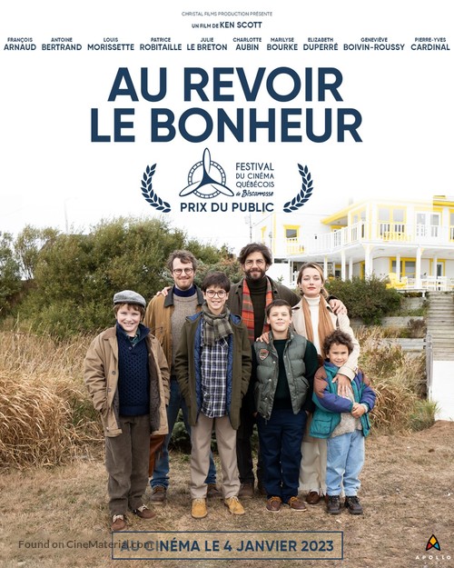 Au revoir le bonheur - French Movie Poster