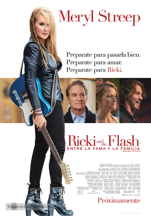 Ricki and the Flash - Argentinian Movie Poster