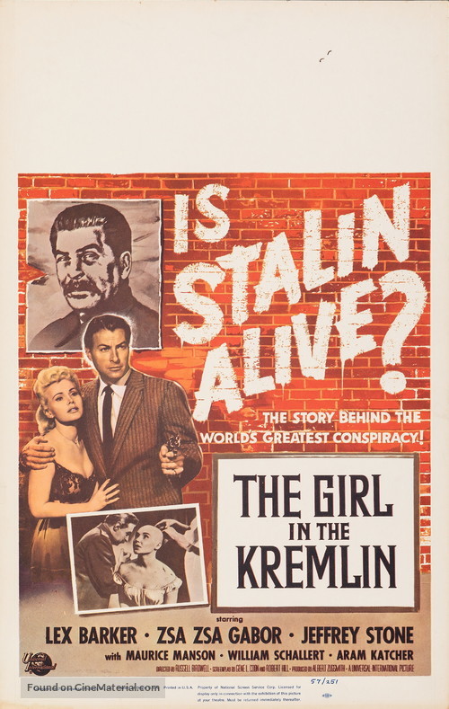 The Girl in the Kremlin - Movie Poster
