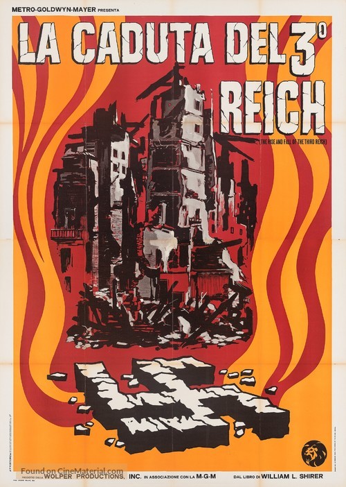 The Rise and Fall of the Third Reich - Italian Movie Poster