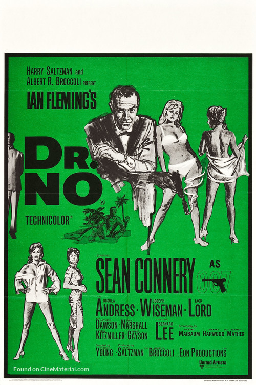 Dr. No - British Movie Poster