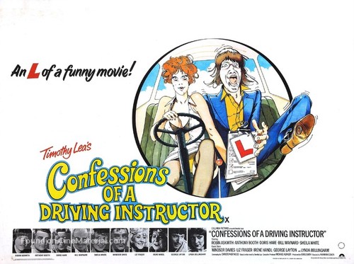 Confessions of a Driving Instructor - British Movie Poster