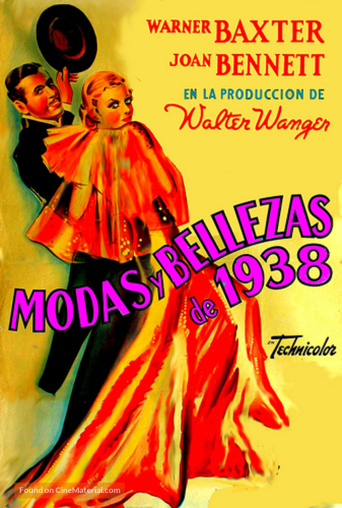 Vogues of 1938 - Argentinian Movie Poster