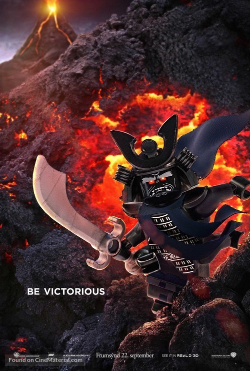 The Lego Ninjago Movie - Icelandic Movie Poster