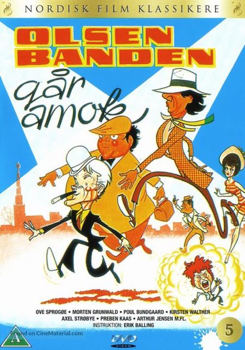 Olsen-banden g&aring;r amok - Danish DVD movie cover