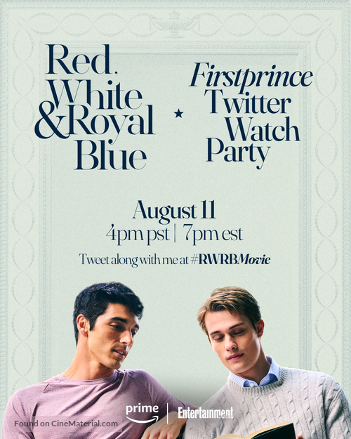 Red White &amp; Royal Blue - Movie Poster