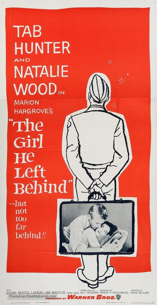 The Girl He Left Behind 1956 Movie Poster