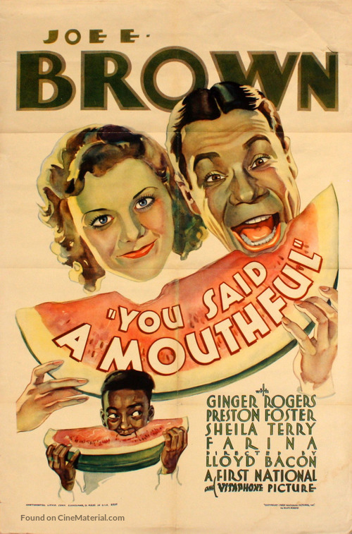 You Said a Mouthful - Movie Poster