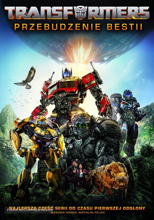 Transformers: Rise of the Beasts - Polish DVD movie cover
