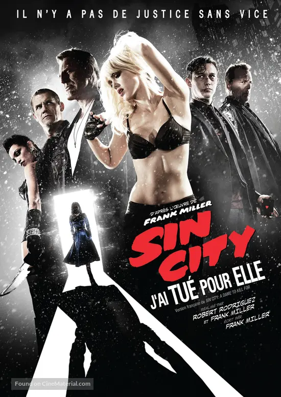 Sin City: A Dame to Kill For - Canadian DVD movie cover