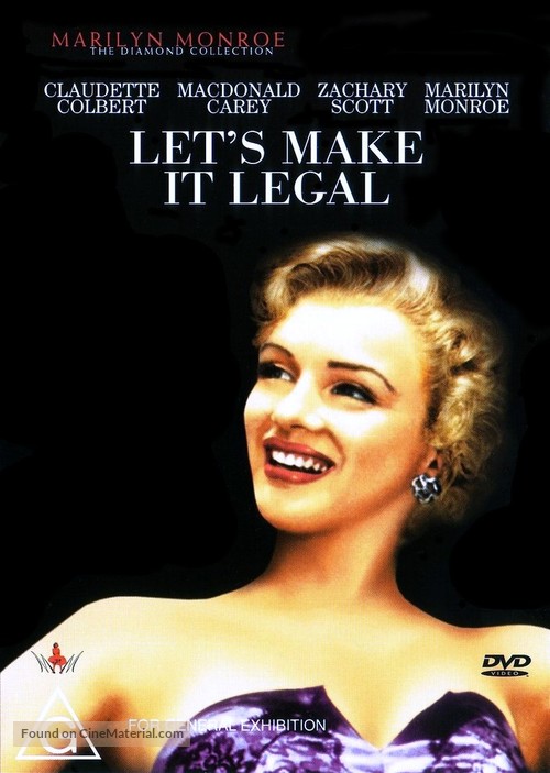 Let&#039;s Make It Legal - Australian DVD movie cover