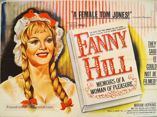 Fanny Hill - British Movie Poster