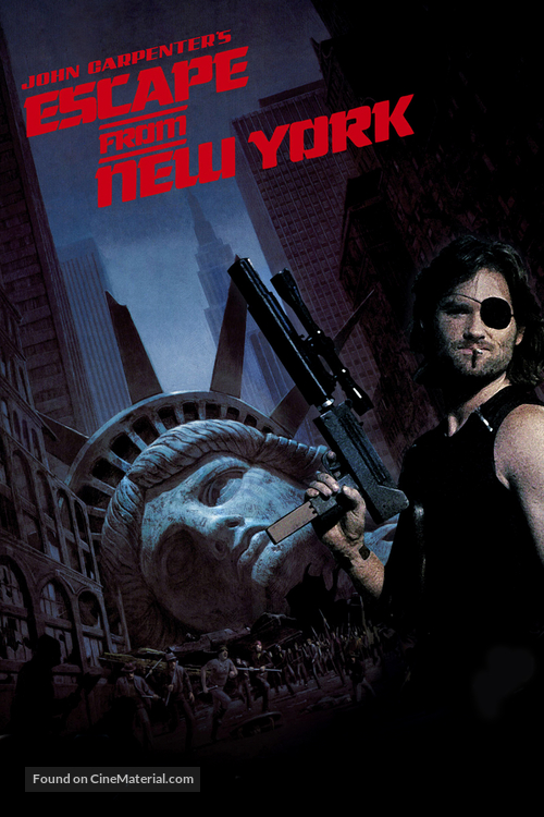 Escape From New York - British Movie Cover