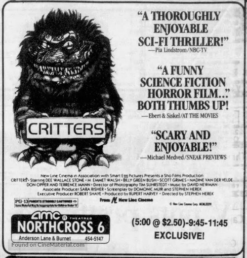 Critters - poster