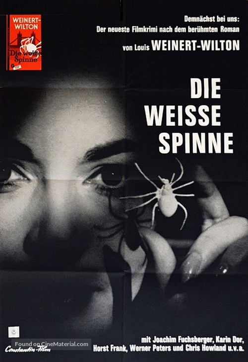 Die weisse Spinne - German Movie Poster