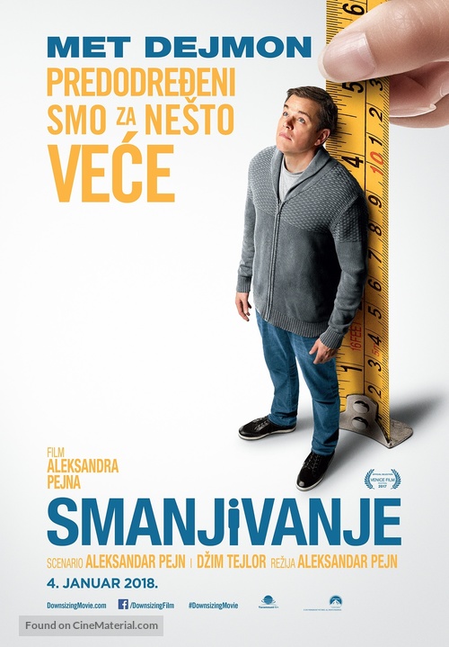 Downsizing - Serbian Movie Poster