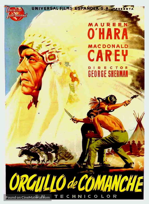 Comanche Territory - Spanish Movie Poster