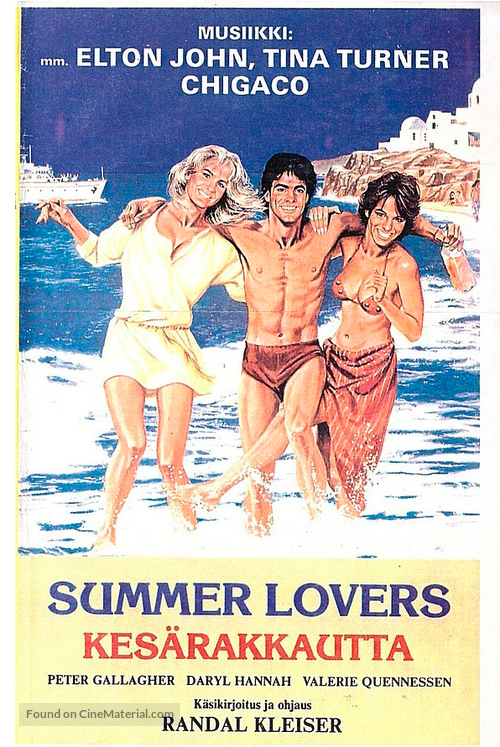 Summer Lovers - Finnish VHS movie cover