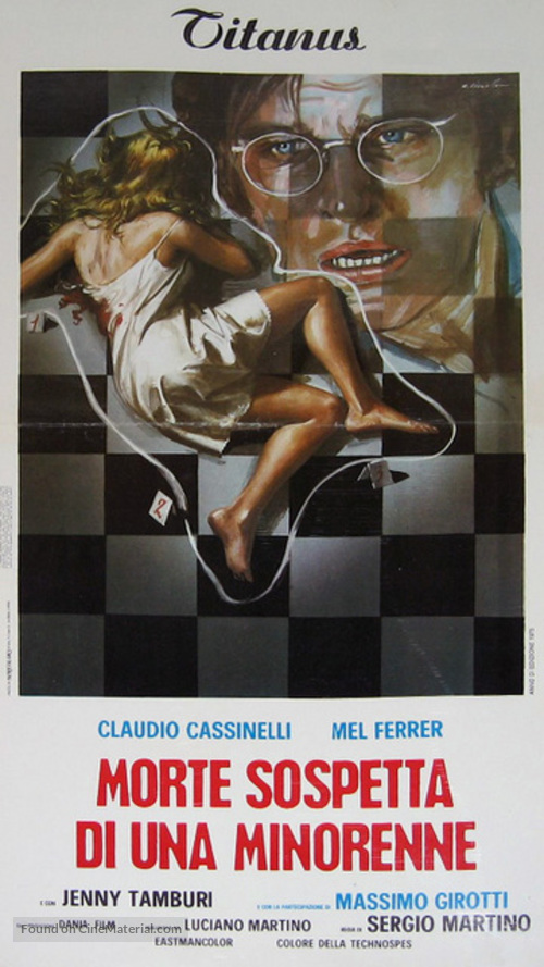 Morte sospetta di una minorenne - Italian Movie Poster