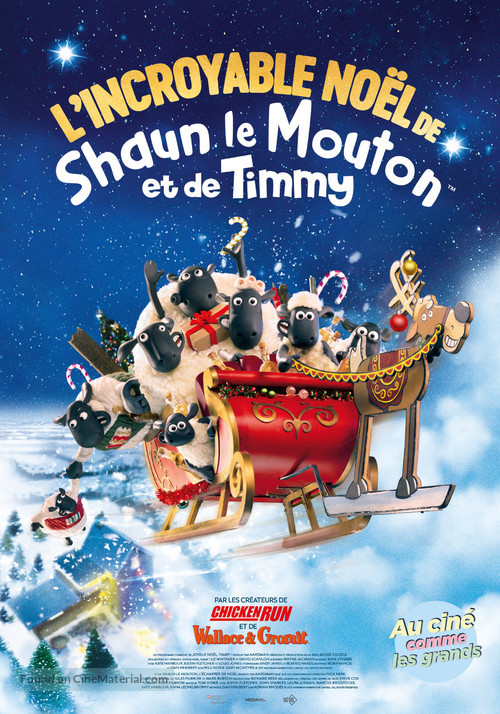 Shaun the Sheep: The Flight Before Christmas - Swiss Movie Poster