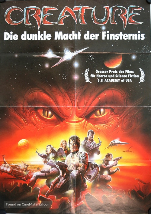 Creature - German Video release movie poster