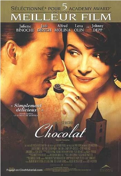 Chocolat - Canadian Movie Poster