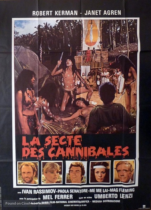 Mangiati vivi! - French Movie Poster