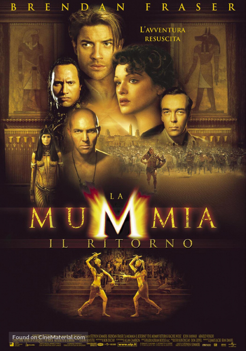 The Mummy Returns - Italian Movie Poster