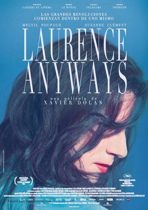 Laurence Anyways - Spanish Movie Poster