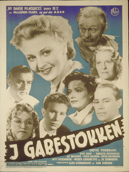 I gabestokken - Danish Movie Poster