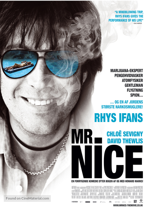 Mr. Nice - Danish Movie Poster