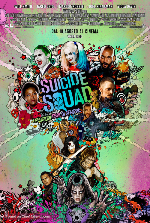 Suicide Squad - Italian Movie Poster