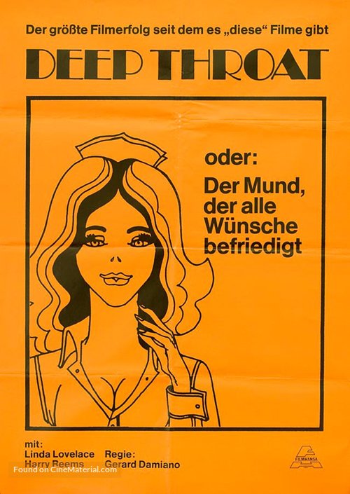 Deep Throat - German Movie Poster
