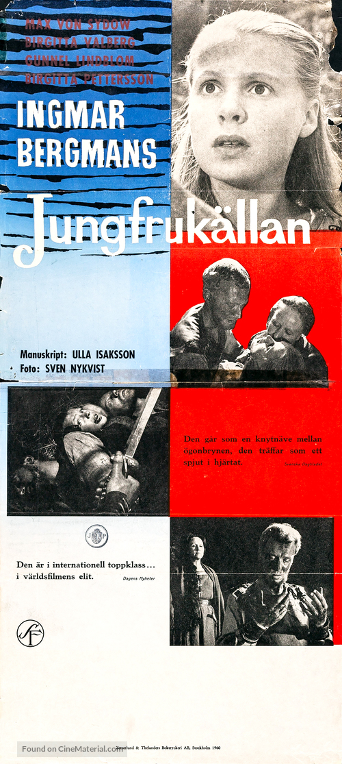 Jungfruk&auml;llan - Swedish Movie Poster