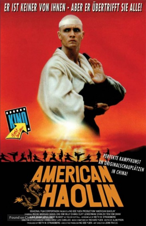 American Shaolin - German Movie Cover