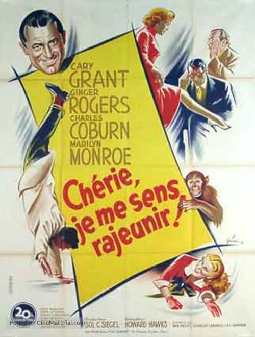 Monkey Business - French Movie Poster