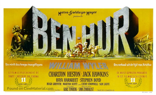 Ben-Hur - Belgian Movie Poster