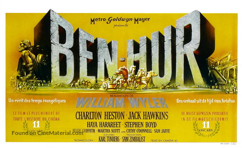 Ben-Hur - Belgian Movie Poster