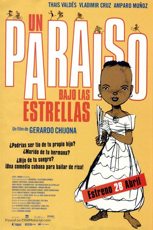 Un para&iacute;&shy;so bajo las estrellas - Spanish Movie Poster