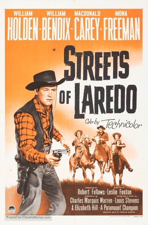 Streets of Laredo - Re-release movie poster