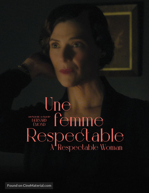 Une femme respectable - Canadian Movie Poster